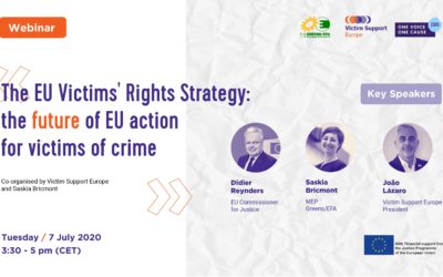 Presentación de la Primera Estrategia de la Unión Europea sobre los Derechos de las Víctimas